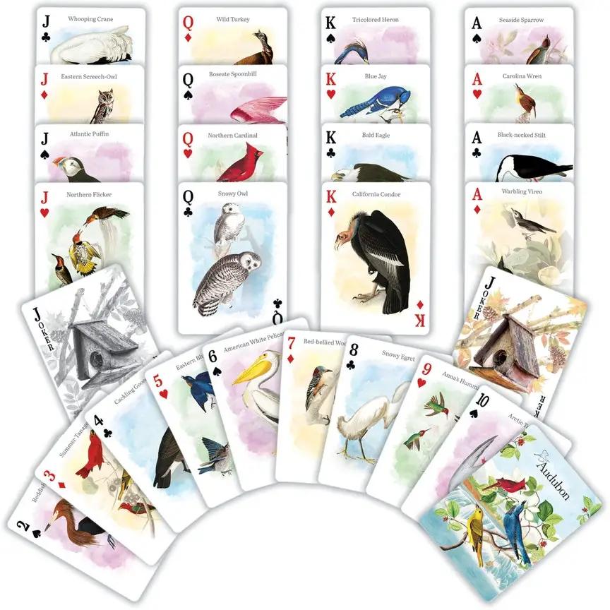 Audubon Playing Cards bird art deck; 54-card illustrated birds by Country Christmas Loft on Tampa Home & Garden Store