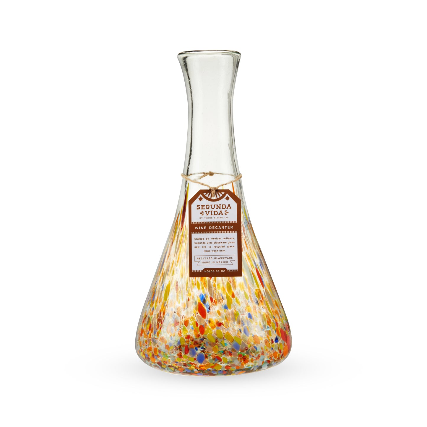 Segunda Vida Artisan Wine Decanter and Server