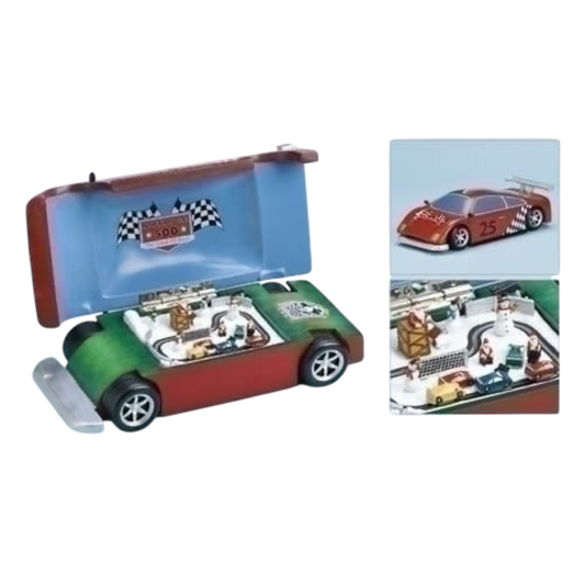 Musical race car playset with track and red car 25; holiday ornament on Tampa Home & Garden Store