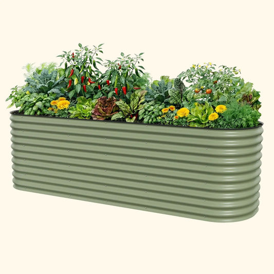 32" Tall 4x8 Raised Garden | 10 in 1 Modular - Tampa Home & Garden Store