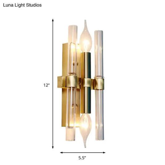 Vintage Style Brass Candle Wall Sconce Set of 2 by Decorbites on Tampa Home & Garden Store