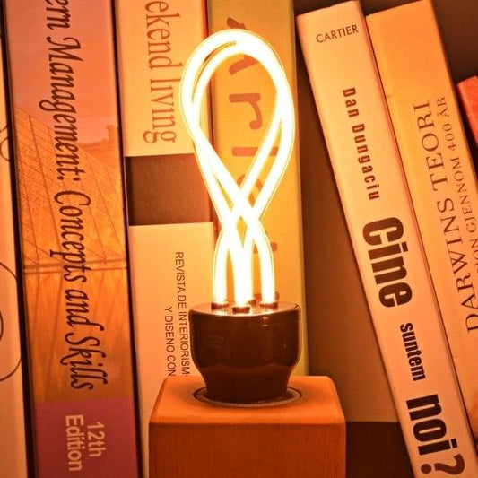 Stevvex LED filament chandelier bulb, clear glass candle bulb with twisted filaments warm glow on Tampa Home & Garden Store