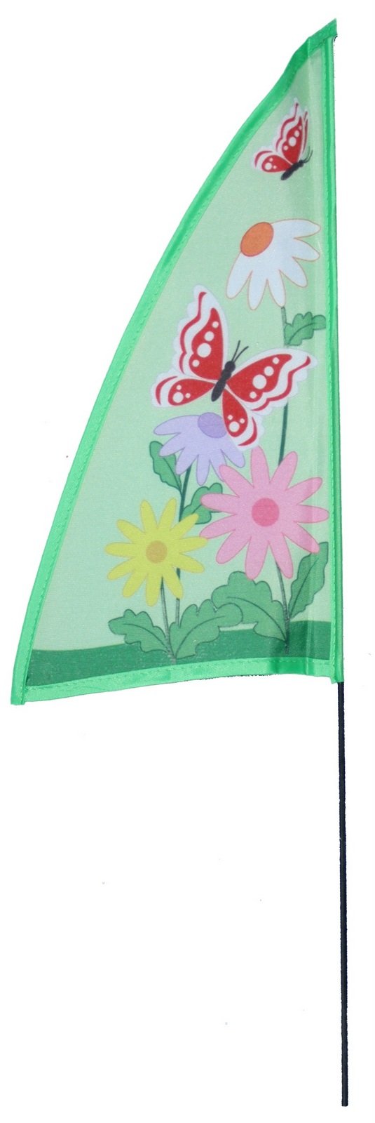 Bandera de primavera de poliéster de 19 pulgadas de Mission Gallery - Mariposa