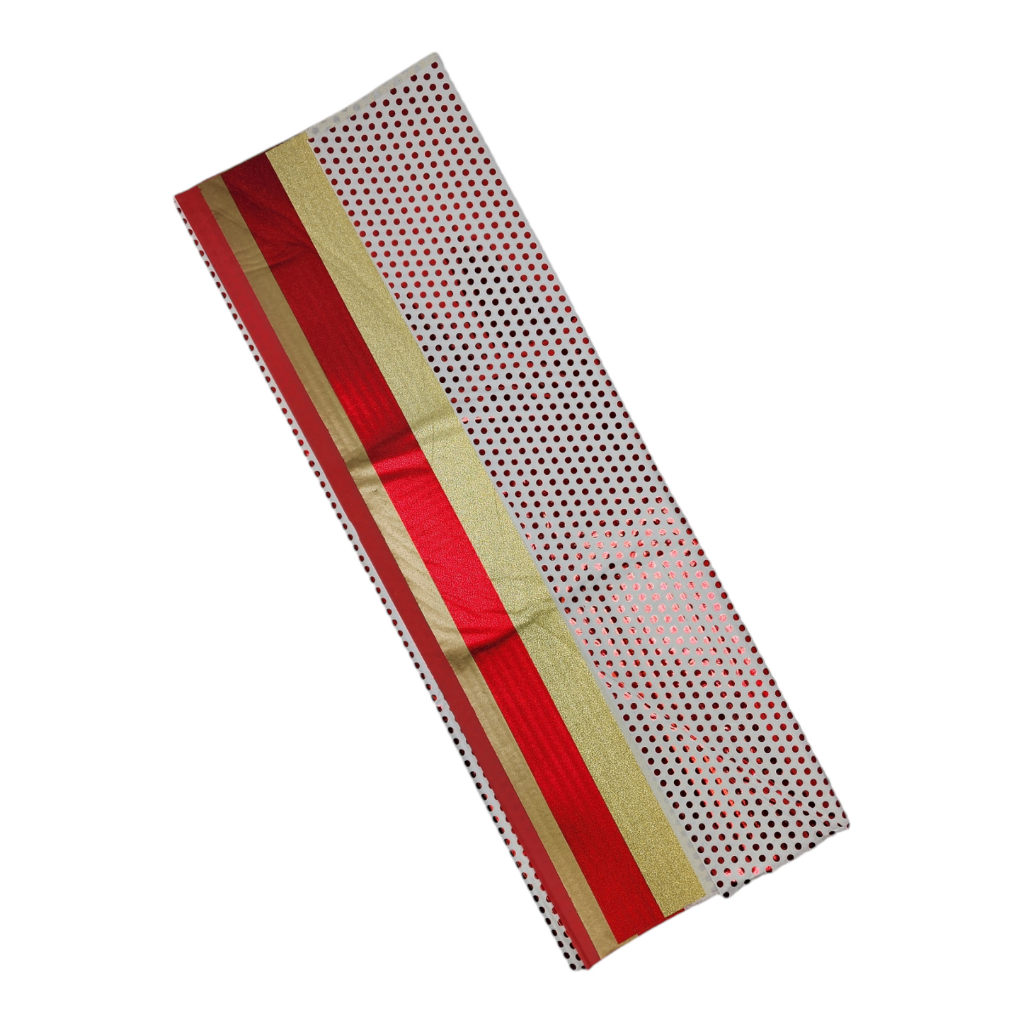 Holiday Gift Tissue Luxury Red, White, and Gold Package of 25 Sheets