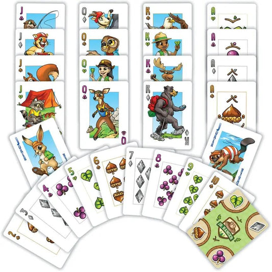 Jr Ranger Jumbo Playing Cards with animal art, by The Country Christmas Loft on Tampa Home & Garden Store