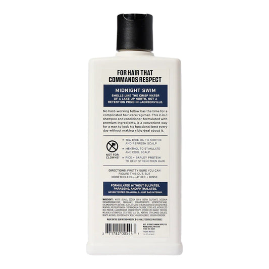 Duke Cannon Shampoo + Conditioner - Midnight Swim - Tampa Home & Garden Store
