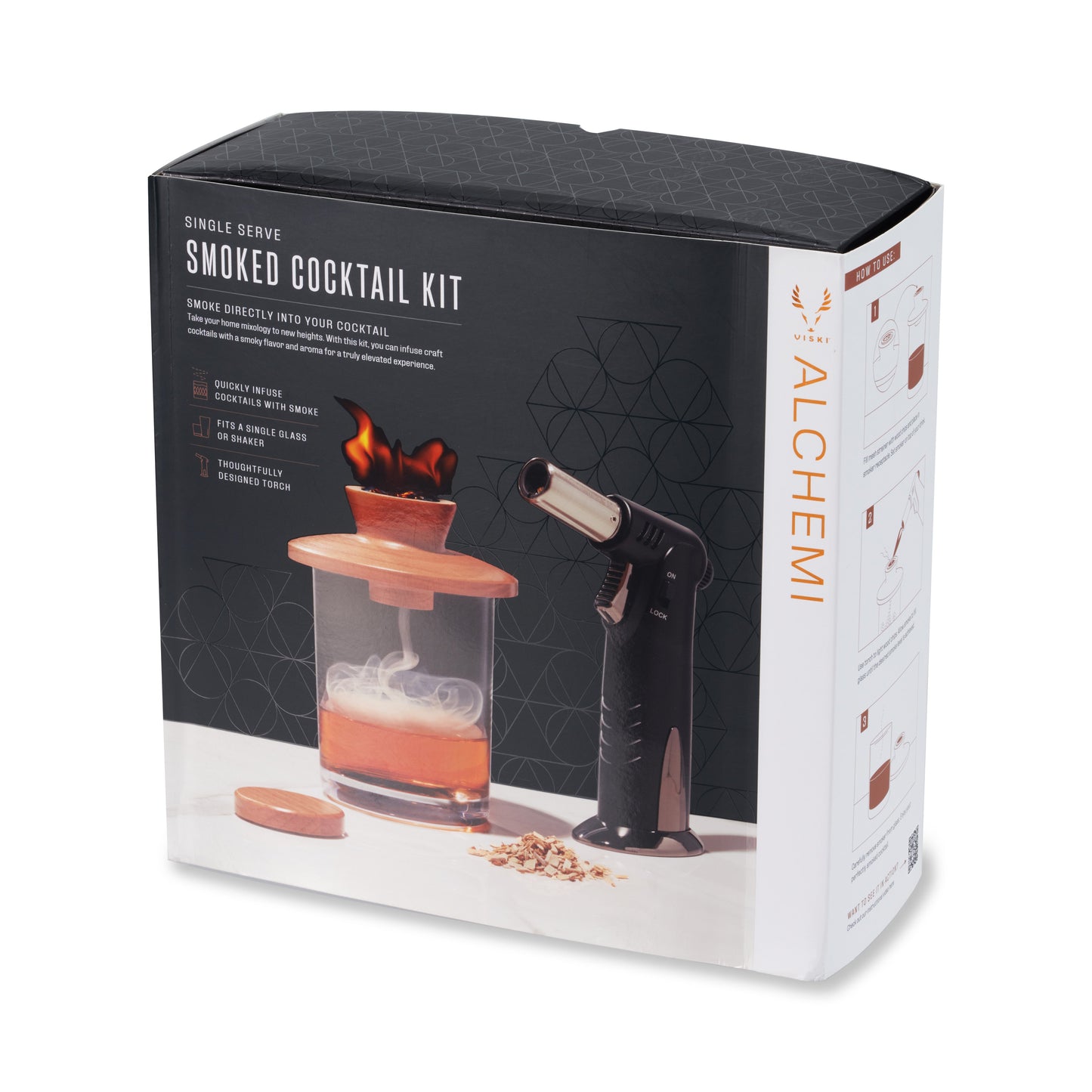 Alchemi Single Serve Smoked Cocktail Kit for Bar