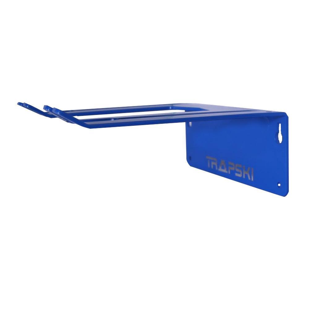 Wall Rack Holds Skis and Snowboard Gear Safely