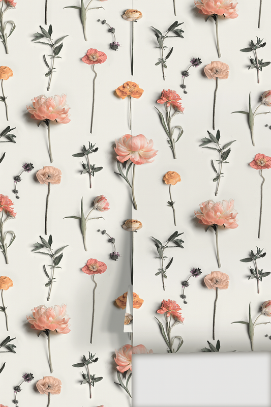 Fresh to Death Wallpaper, standard pattern, muted autumn - Tampa Home & Garden Store