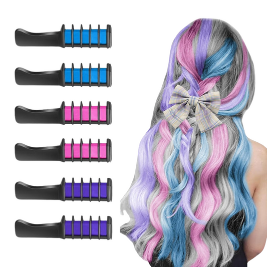 Washable Hair Chalk Comb for Kids Temporary Color Hair Dye Tool - Tampa Home & Garden Store