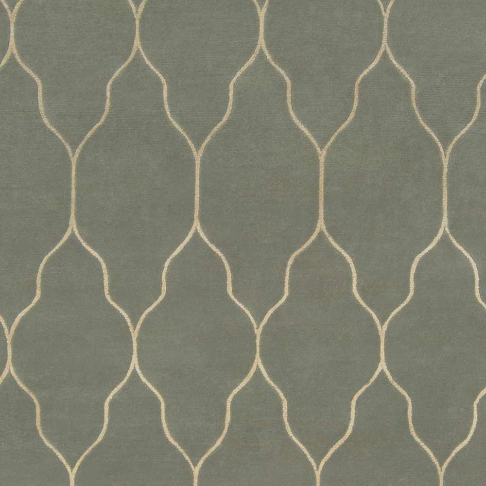 Woodland Area Carpet rug in sage gray with cream trellis pattern Boutique Rugs on Tampa Home & Garden Store