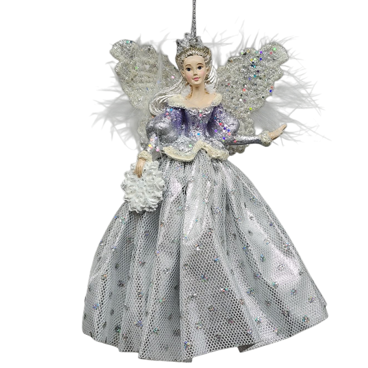 Ornement Reine des Neiges Lavande -