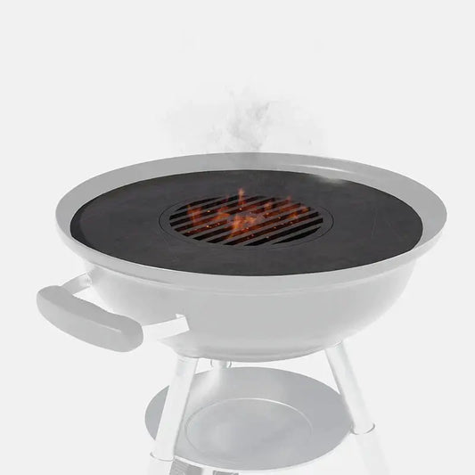Arteflame 20in Two-Piece Flat-Top Kit for Weber kettles with griddle ring and center grate on Tampa Home & Garden Store