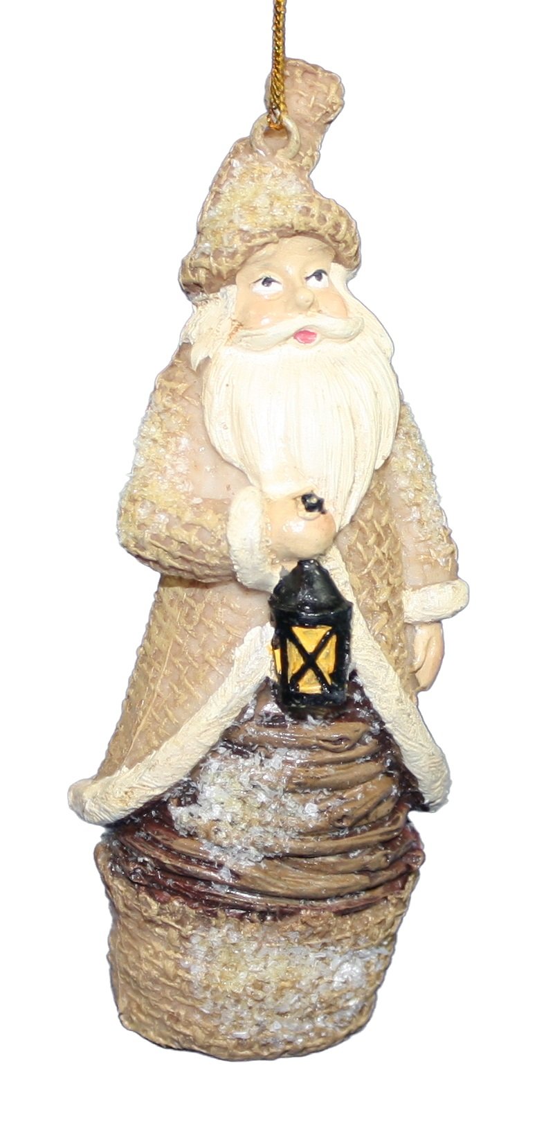 Papá Noel del bosque de resina - Linterna