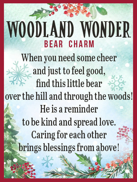 Woodland Wonder Bear Charm - Tampa Home & Garden Store