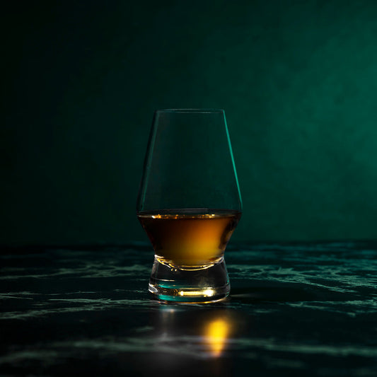 Set of Two Heavy Crystal Whiskey Tasting Glasses