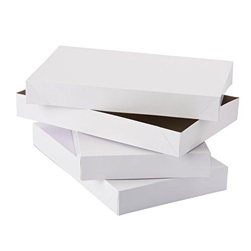 Caja de regalo para camisas de peso pesado (paquete de 3) en blanco