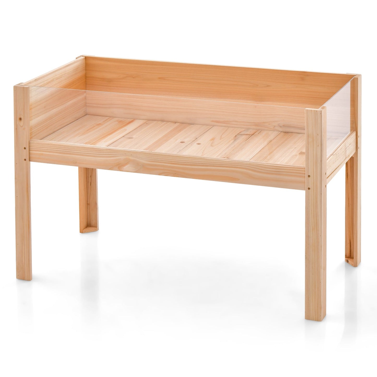 30/47 Inch Wooden Raised Garden Bed-S