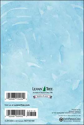 Birthday Card toast or pie design with blue watercolor back, Leanin Tree branding on Tampa Home & Garden Store