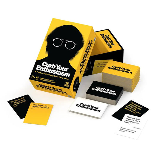 Curb Your Enthusiasm Party Game yellow box; yellow/black cards Country Christmas Loft on Tampa Home & Garden Store