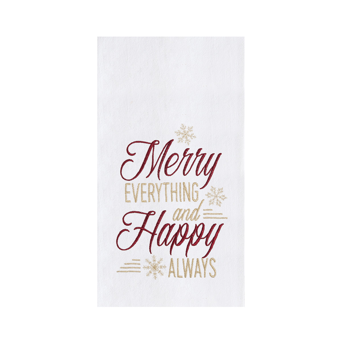 Serviette Joyeux Tout est heureux pour toujours
