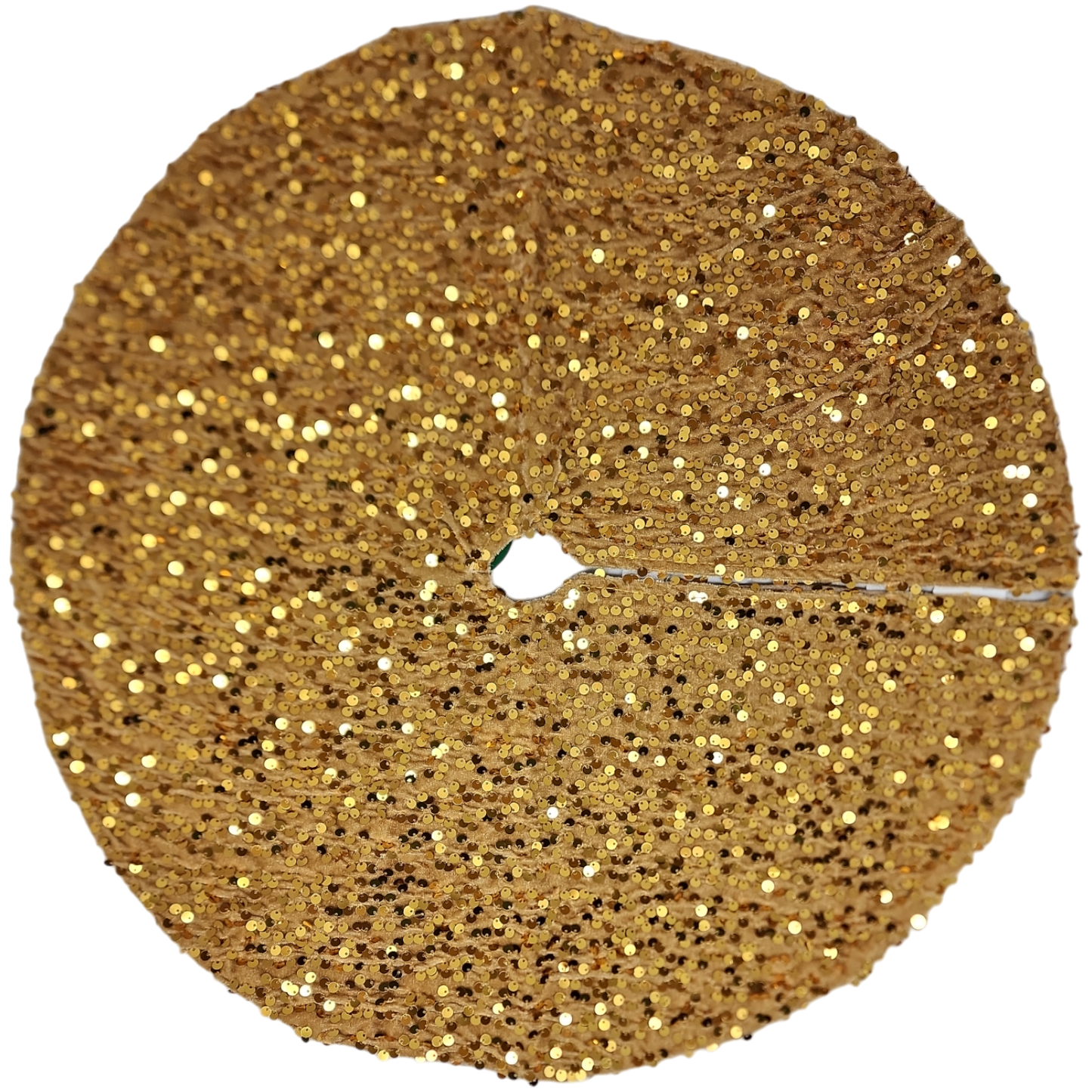 Jupe sapin à paillettes - 50 cm - Or