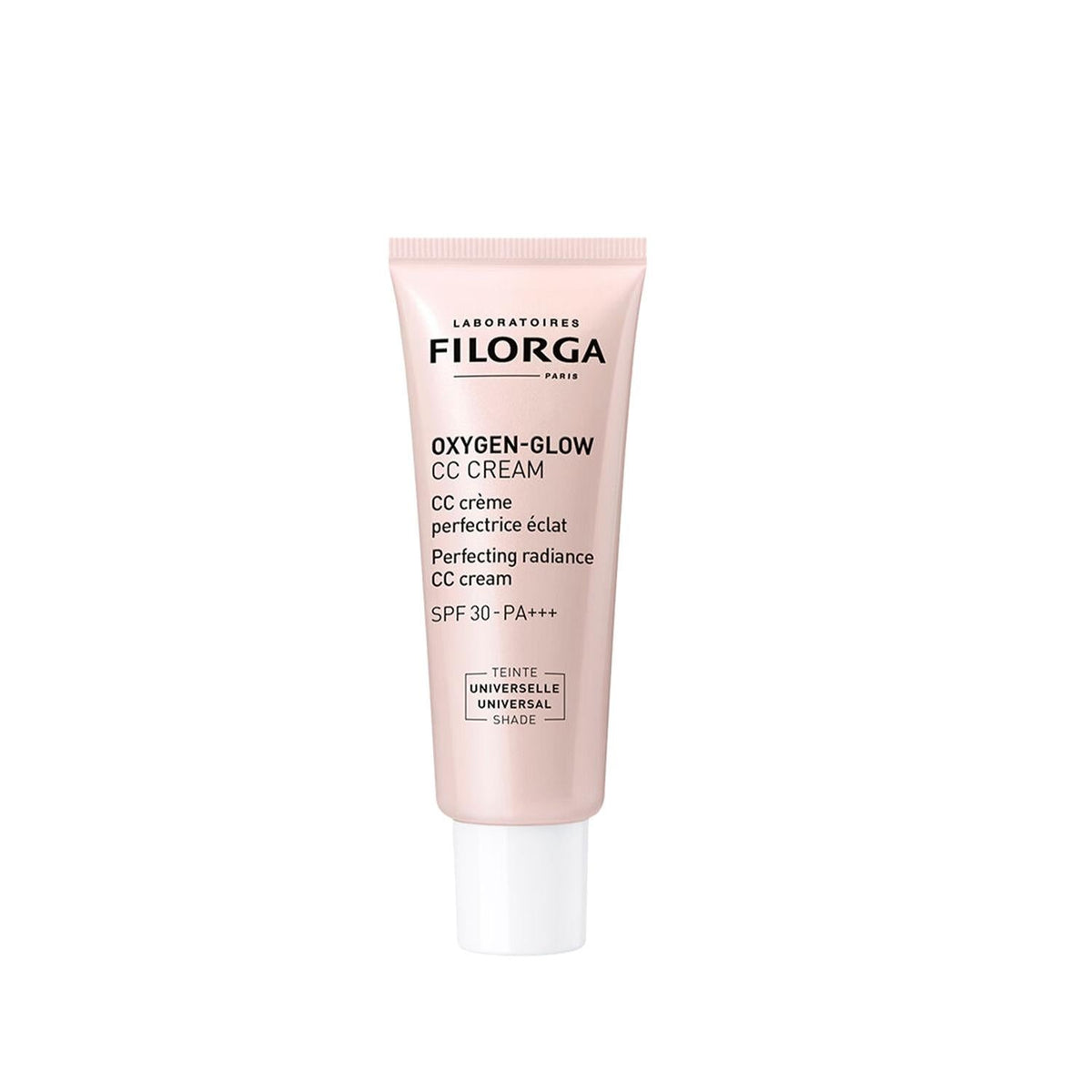 Filorga Oxygen Glow CC Cream foundation tube, pink tube, SPF 30 PA+++, universal shade on Tampa Home & Garden Store