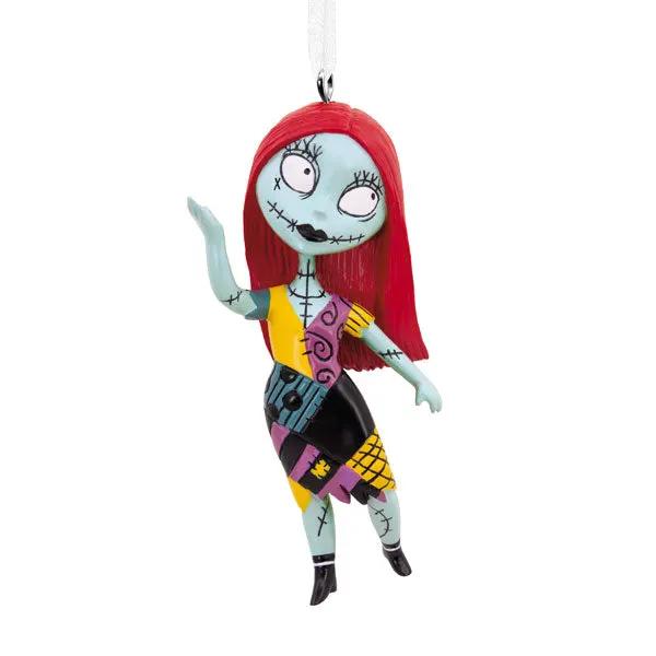 Sally Nightmare Before Christmas ornament, blue with red hair and patchwork dress on Tampa Home & Garden Store