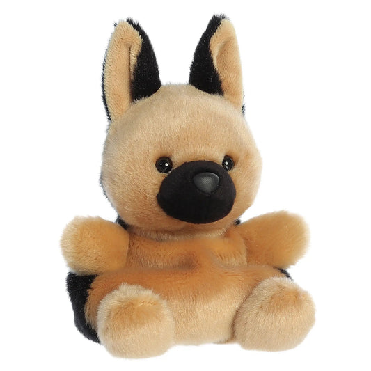 Hans German Shepherd Cuddly Plush Pal stuffed toy, tan/black ears, The Country Christmas Loft on Tampa Home & Garden Store