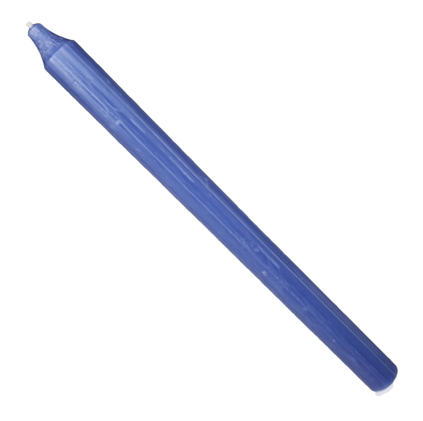 Rustic periwinkle 12-inch taper dinner candle by The Country Christmas Loft on Tampa Home & Garden Store