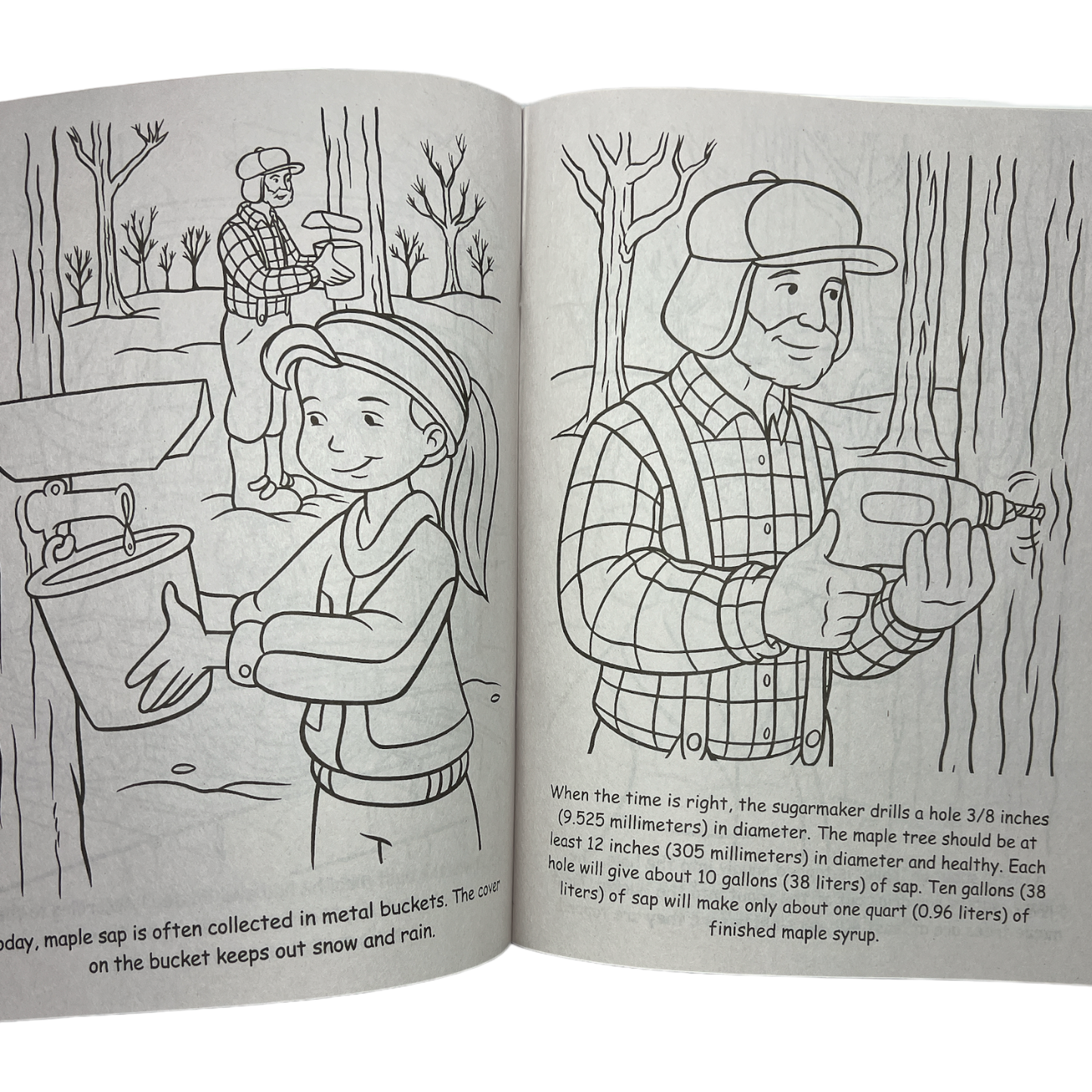 Welcome To Our Sugarhouse Story / Coloring Book