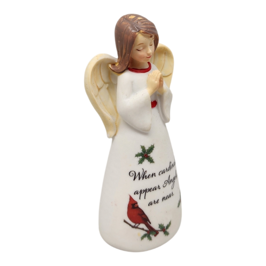 When Cardinals Appear Angel are Near Angel Figurine - 4 Inch - Tampa Home & Garden Store