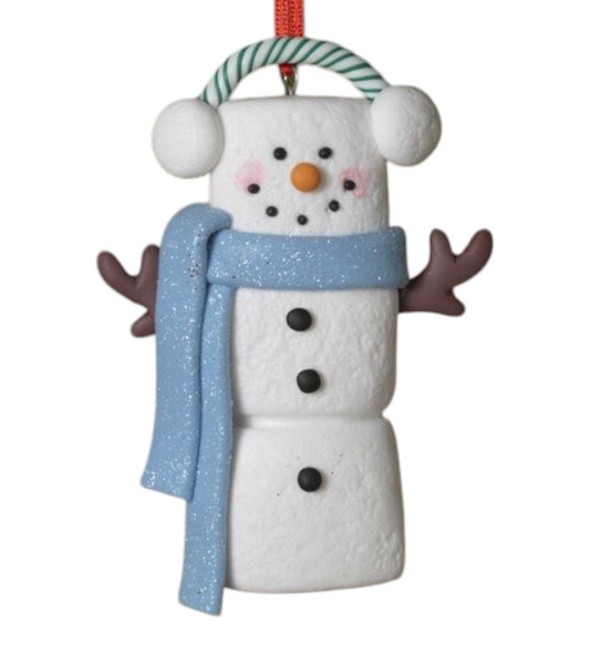 Toasty Warm Snowman Ornament - - Tampa Home & Garden Store