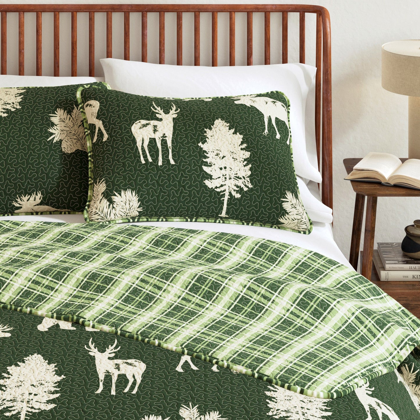 Rustic Lodge Quilt Set For The Deer And Bear