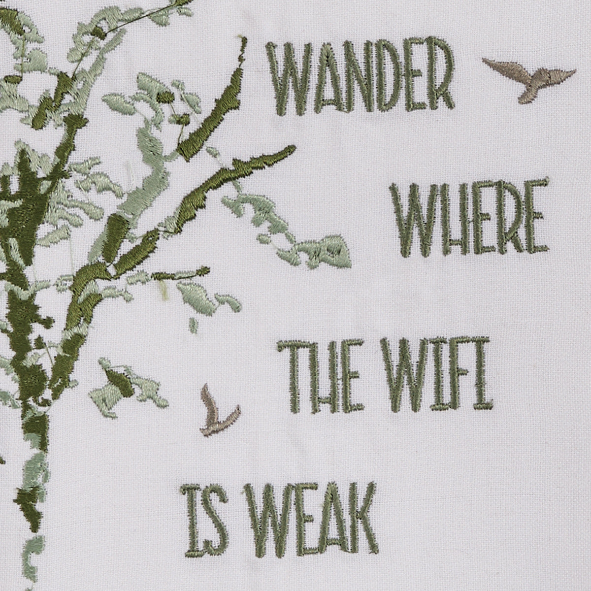 Wander Where The Wifi Is Weak Decorative Dish Towel
