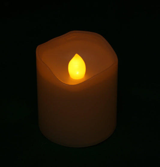 Battery-Operated Flickering LED Votive Candle - Tampa Home & Garden Store