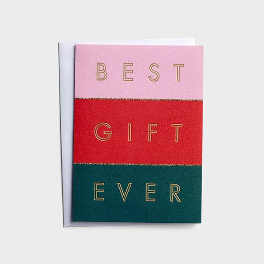 Candace Cameron Bure Christmas Cards Duo Pack boxed set with pink red teal panels Best Gift Ever on Tampa Home & Garden Store