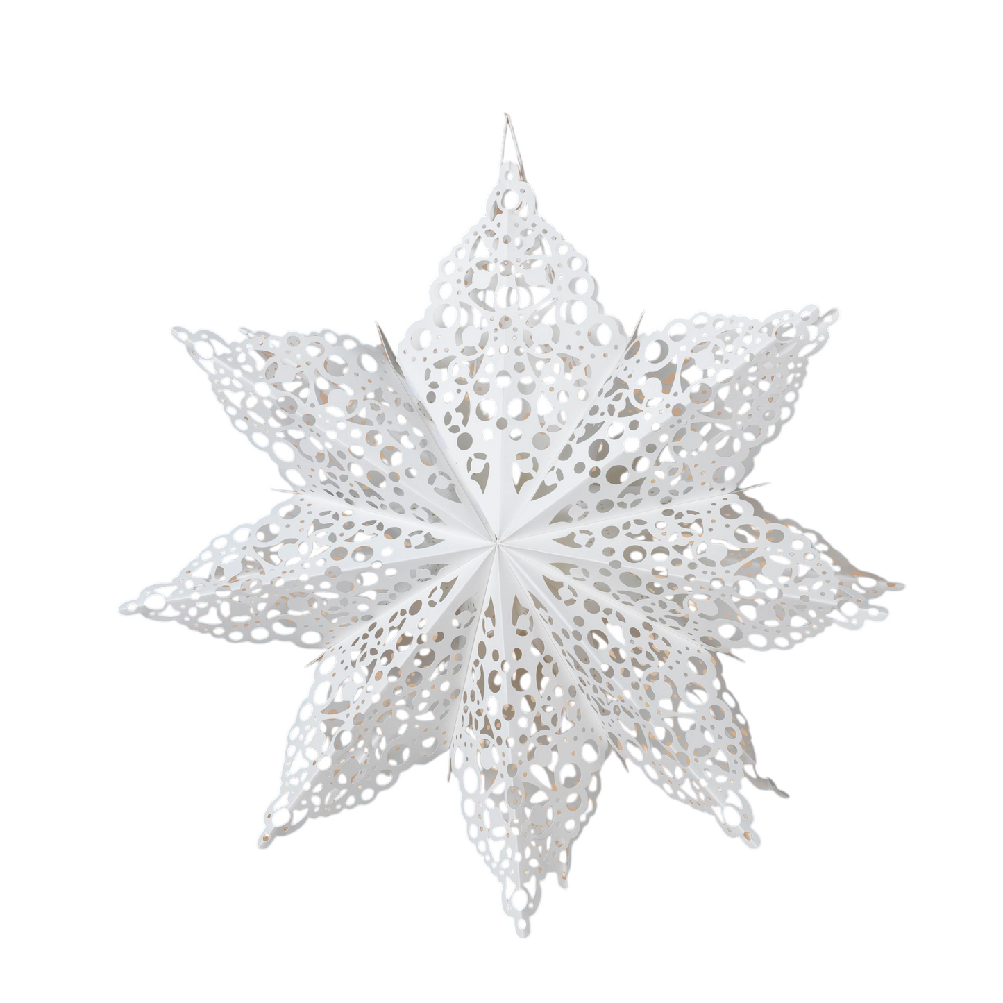 Adorno de copo de nieve de papel - 26 pulgadas