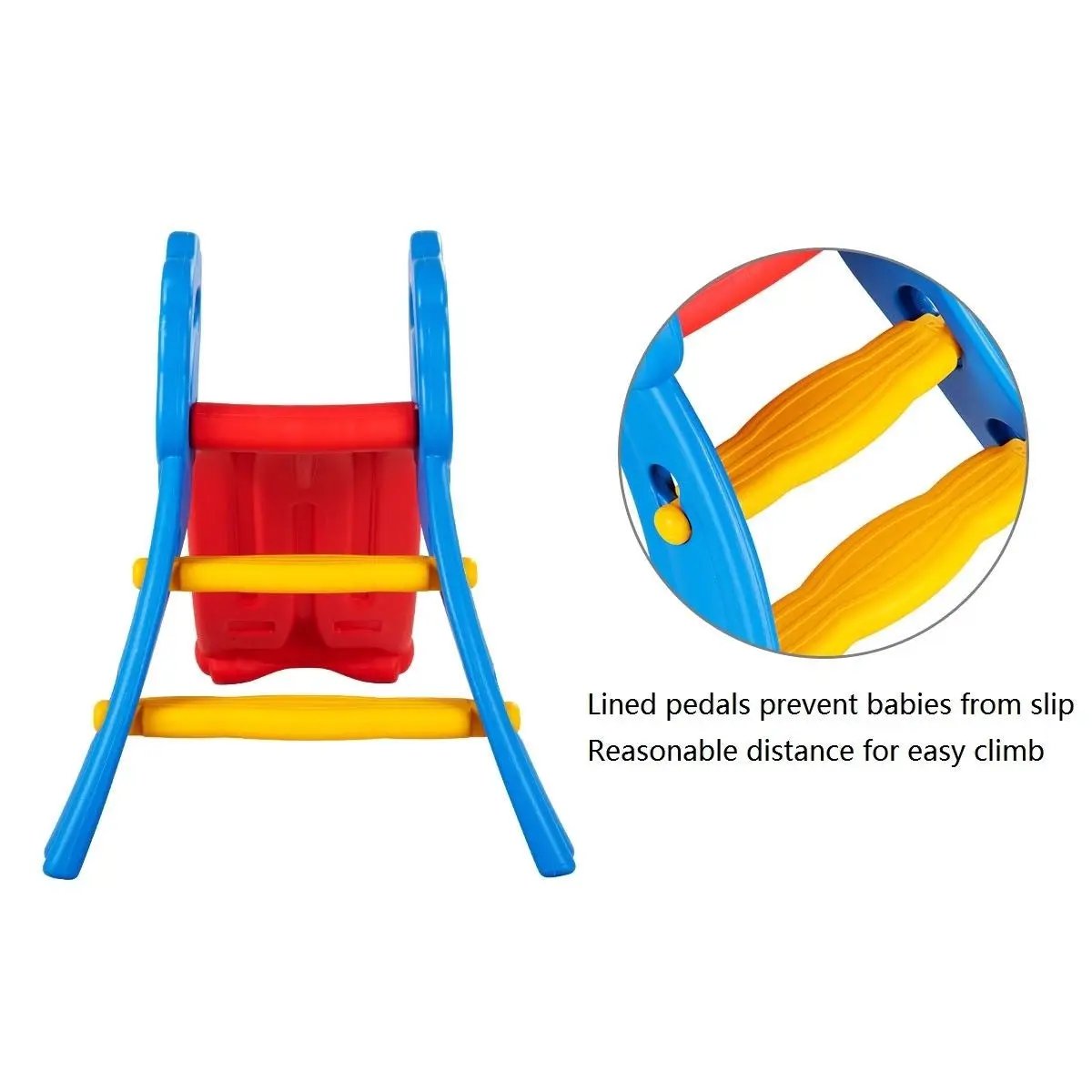 Indoor Outdoor Children Folding Up-down Slide - Tampa Home & Garden Store