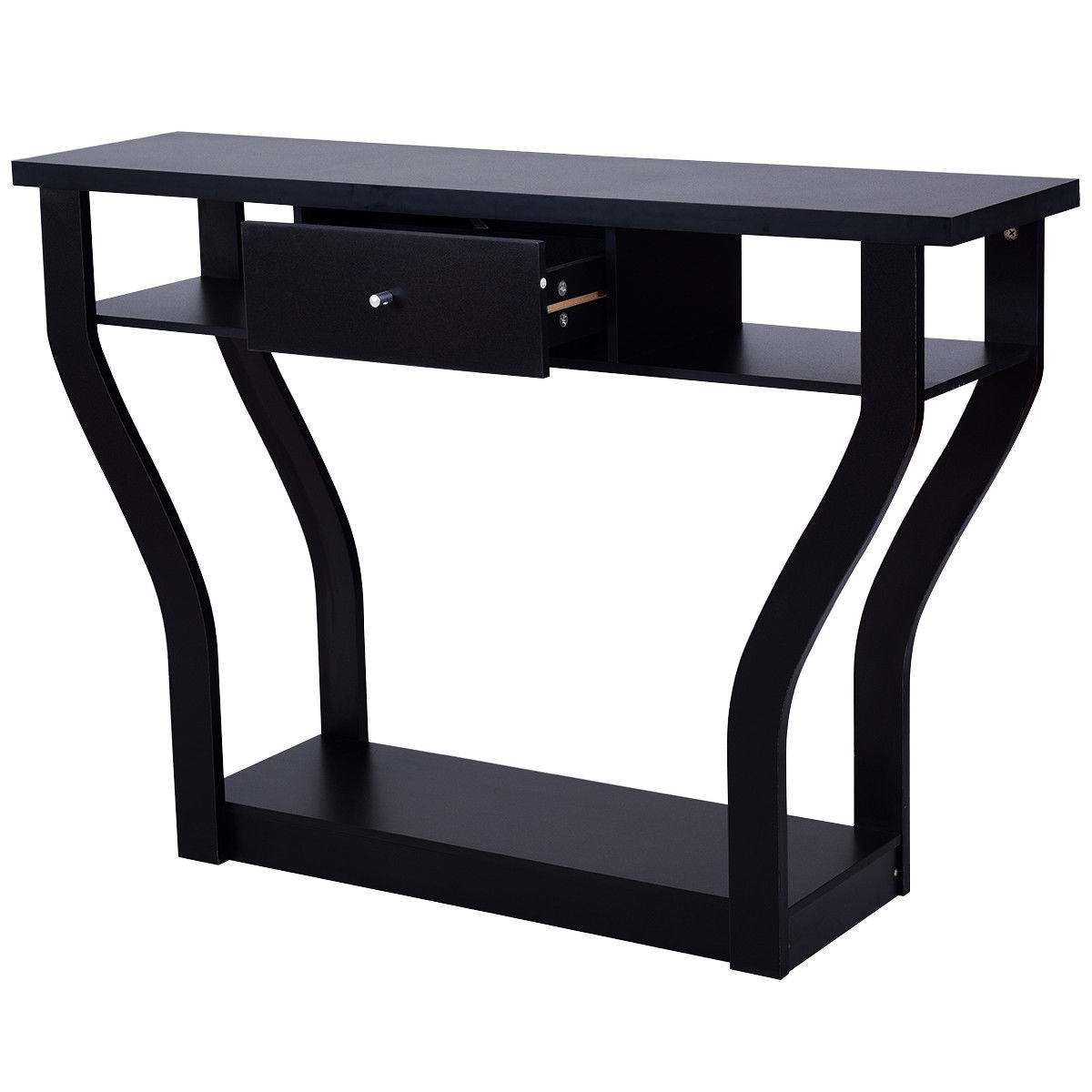 Mesa auxiliar de sofá moderna con cajón - Gris