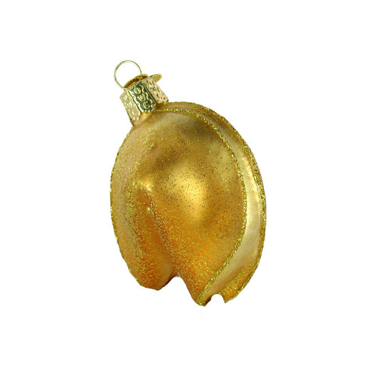 Fortune Cookie Glass Ornament - Tampa Home & Garden Store