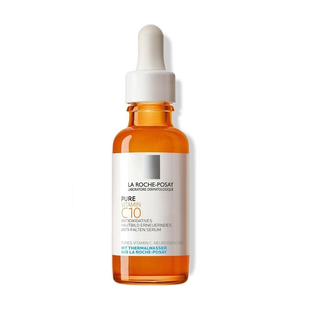 La Roche-Posay Pure Vitamin C Radiant Antioxidant Serum 30 ml amber glass bottle with white dropper cap on Tampa Home & Garden Store