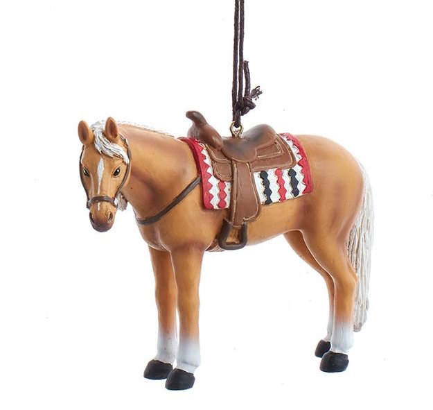 Adorno de caballo del oeste - Marrón claro