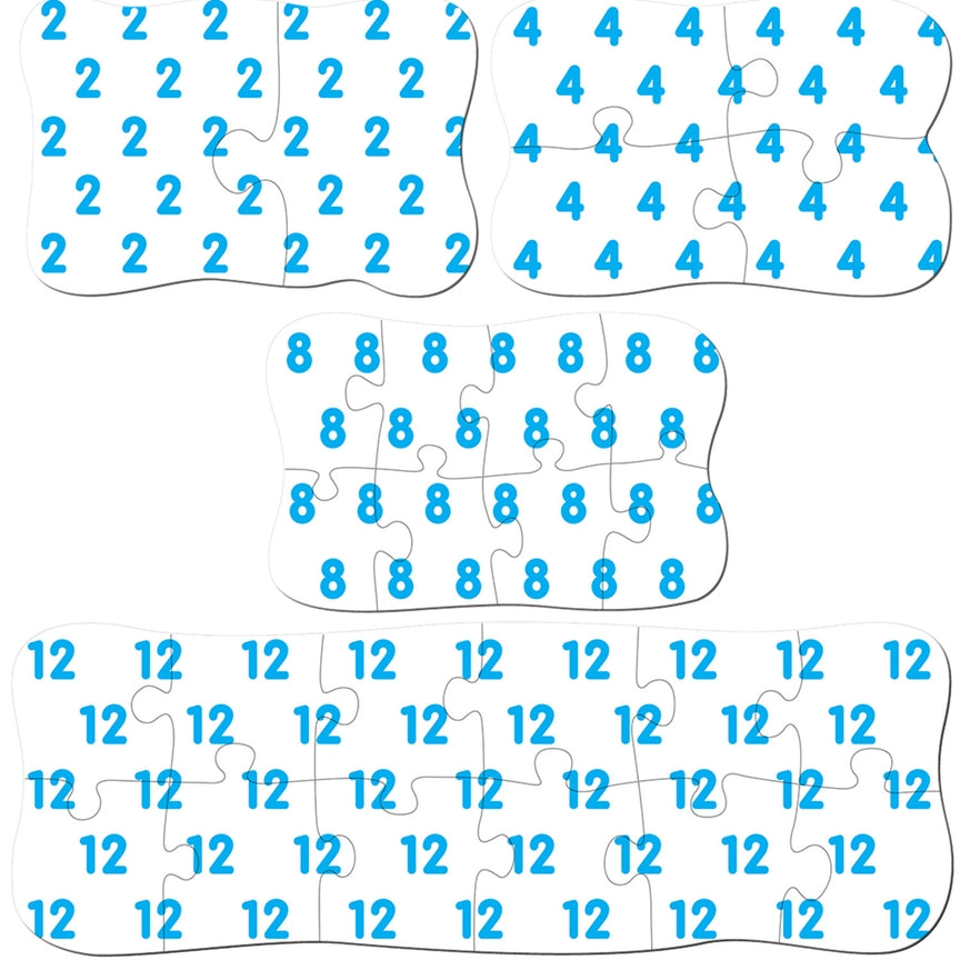 123's - Coffret de 4 puzzles éducatifs