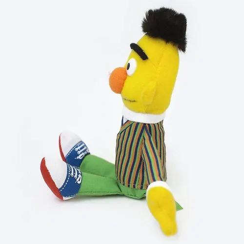 Sesame Street Bert beanbag plush toy, yellow head, striped shirt, green pants on Tampa Home & Garden Store