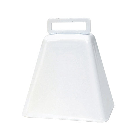 Cencerro de metal de 3 pulgadas - Blanco