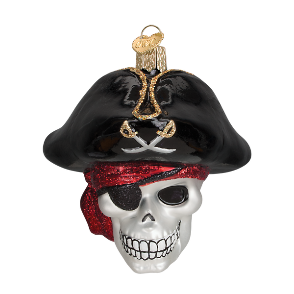 Ornement en verre soufflé Jolly Roger
