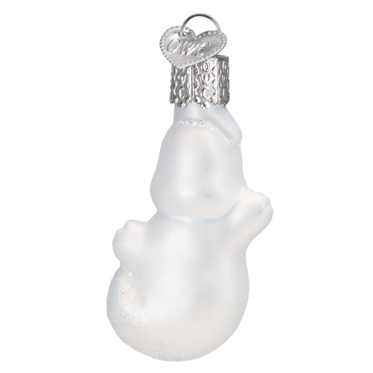 Gumdrop Mini Ghost Glass Ornament - Tampa Home & Garden Store