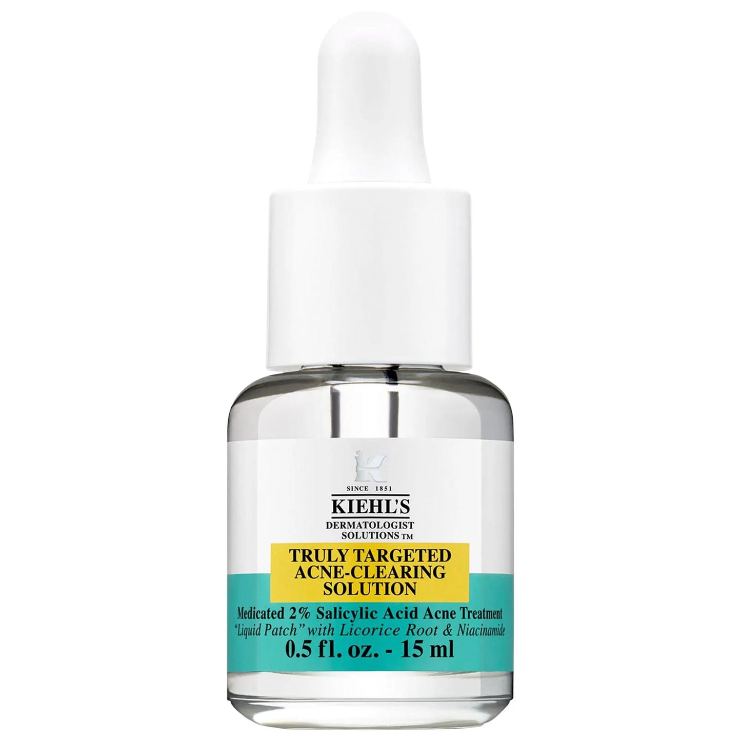 Kiehl's Truly Targeted Acne-Clearing Solution bottle with dropper on Tampa Home & Garden Store