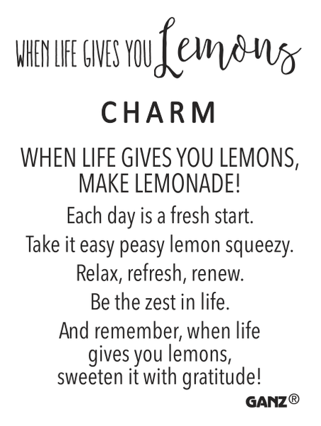 Quand la vie vous donne des citrons, le charme